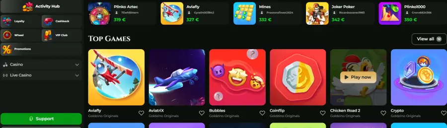 Goldzino casino